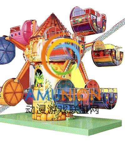 自旋式观览车