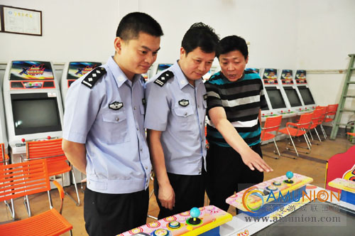 浙江省兰溪市多部门联合行动 规范游艺场所经营