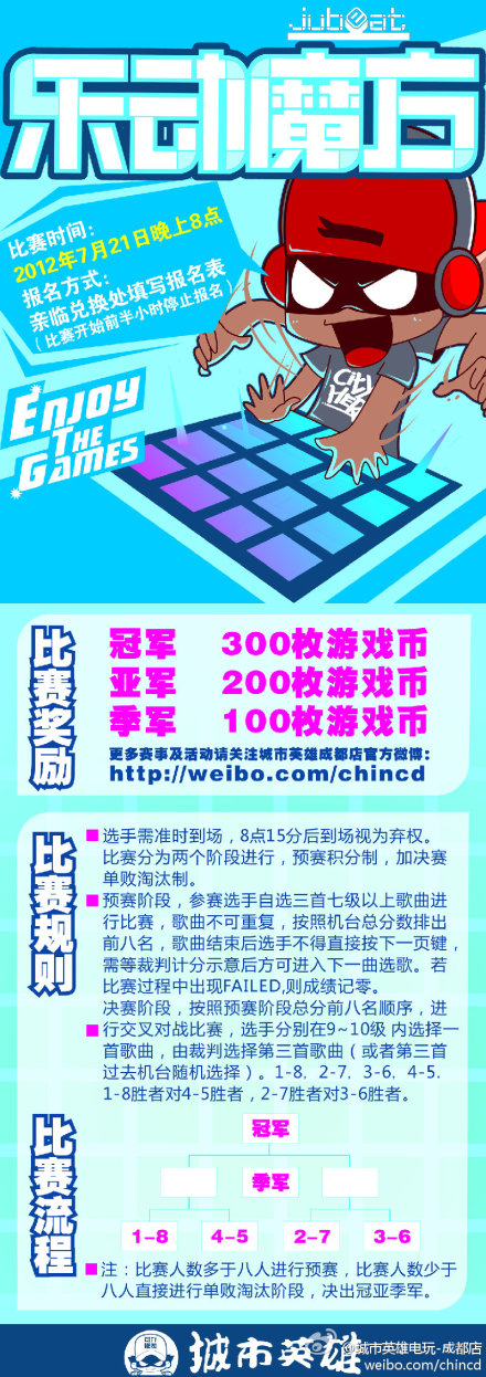城市英雄成都店21日晚举办《乐动魔方》比赛
