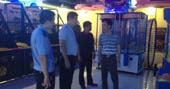 石碣一地下电子游戏机室被警方查封