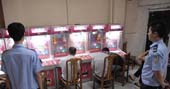 宜春警方端掉一赌博机窝点