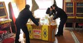 兰州市136台赌博机被销毁