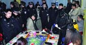 运城两家大型游戏机赌博窝点被捣