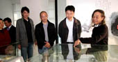 蔡志忠来到杭州之江文化创意园