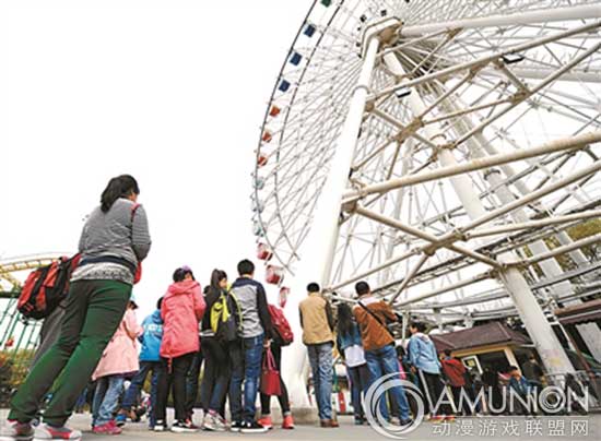 游乐设施，摩天轮，游乐设施摩天轮，石景山游乐园摩天轮