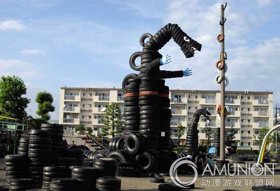 全球十大神奇儿童游乐园，日本东京Tire Park
