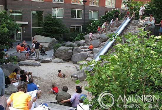 全球十大神奇儿童游乐园，美国曼哈顿Teardrop Park