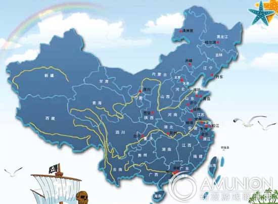 大白鲸室内儿童乐园分布　室内儿童乐园
