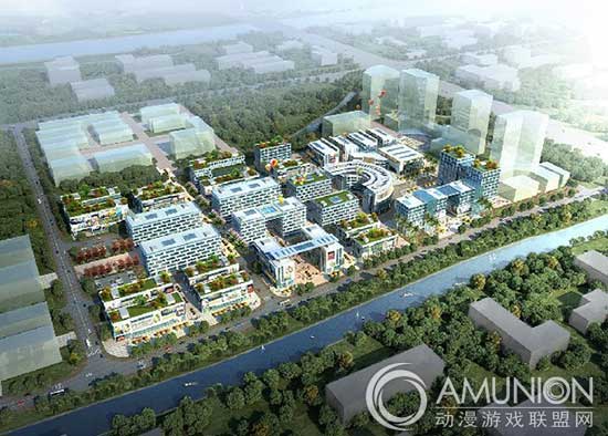 广东游戏游艺文化产业城一期A区总平面图