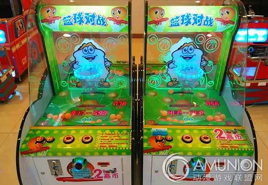 儿童游乐设备　篮球对战