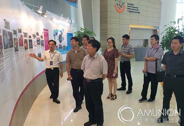省新闻出版局考察广东游戏游艺产业城