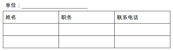 会议回执单
