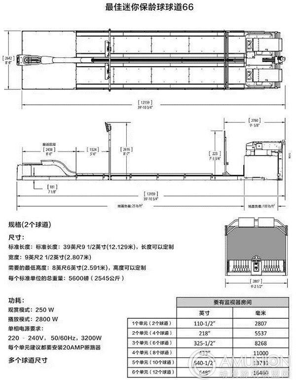 迷你保龄球游乐设备