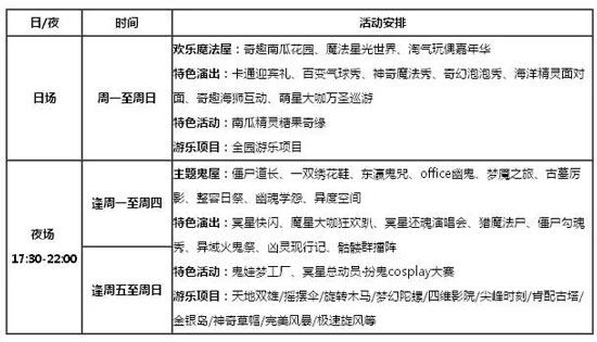 成都国色天香陆地公园万圣节