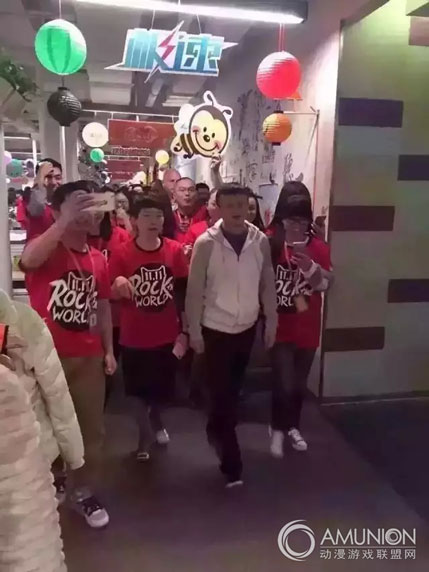 马云双11鼓舞员工士气