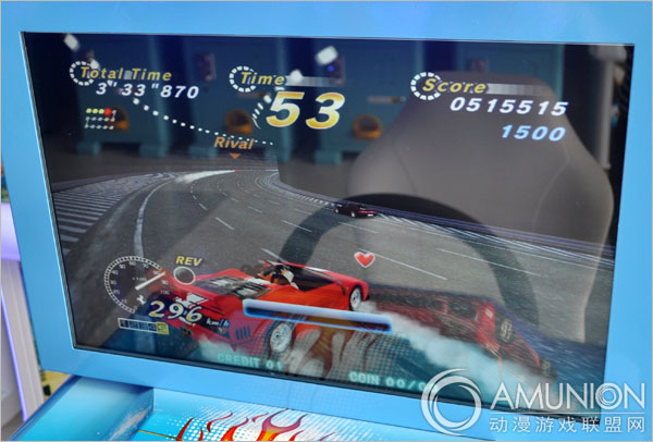 高清小环游赛车游戏机22寸高清显示屏