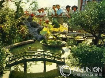 上海大世界游乐中心的屋顶花园