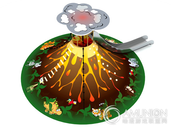 火山攀岩