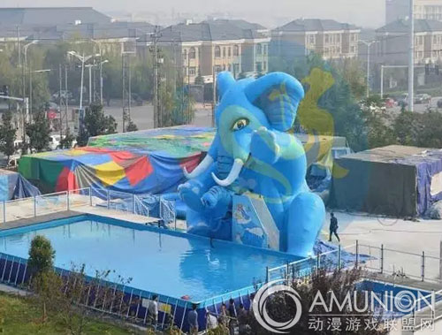 水炮飞人