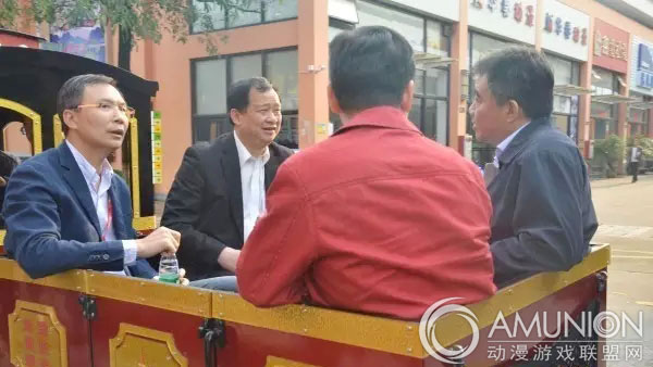 广州市番禺区区长何汝诚等领导视察星力动漫游戏产业园