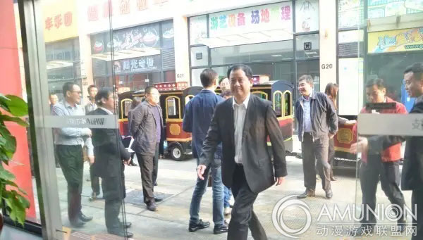 广州市番禺区区长何汝诚等领导视察星力动漫游戏产业园