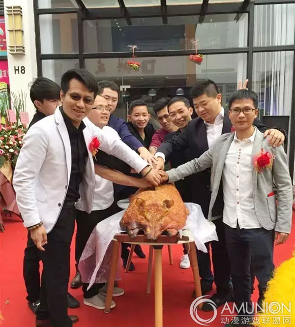 乐游动漫乔迁之喜庆典仪式