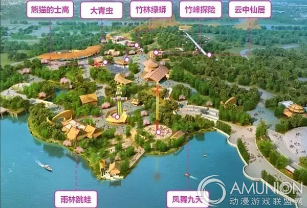 南昌万达主题乐园——竹林秘境主题区