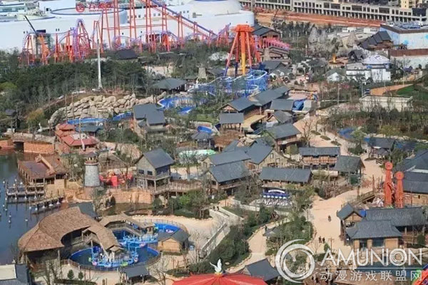 南昌万达主题乐园——鄱阳渔家主题区