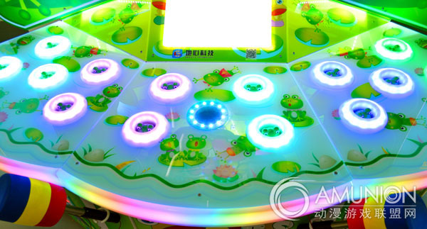 青蛙乐园3P游戏机游戏台