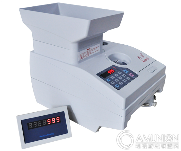 高速数币机M2-A带外接显示器展示图